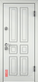 Входные двери МДФ в Реутове «Белые двери МДФ»